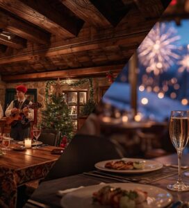 Сравнение между традиционна механа и модерен ресторант за Нова година в Банско