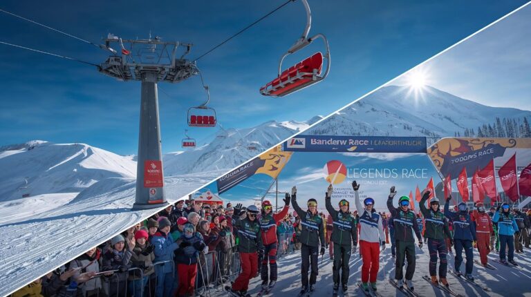 The new Plateau lift and ski legends open the 2010 season in Bansko