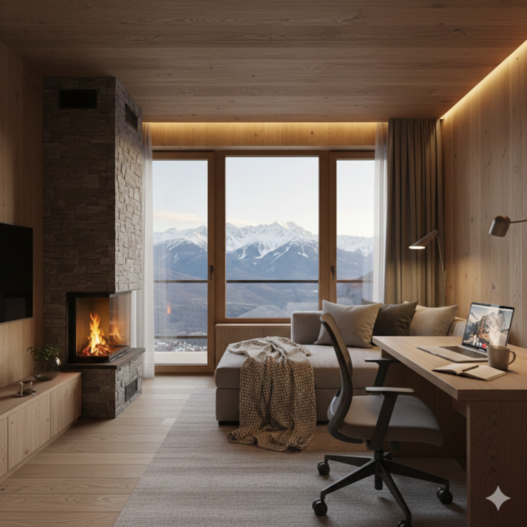 Cozy Airbnb apartment in Bansko with a view of Pirin Mountain