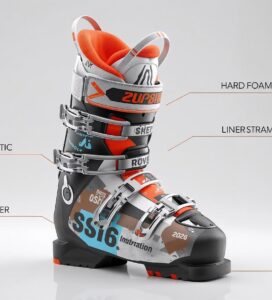 Анатомия на ски обувка – черупка, чорап и подметка GripWalk.