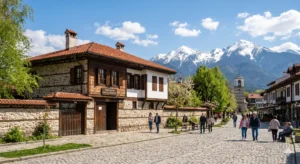 Къща-музей Никола Вапцаров в центъра на град Банско