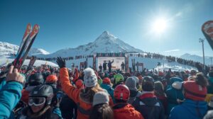 Official opening of the ski season in Bansko at Banderishka Polyana with legends of world skiing.