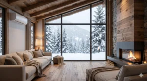 Efficient heating of a property in Bansko in winter