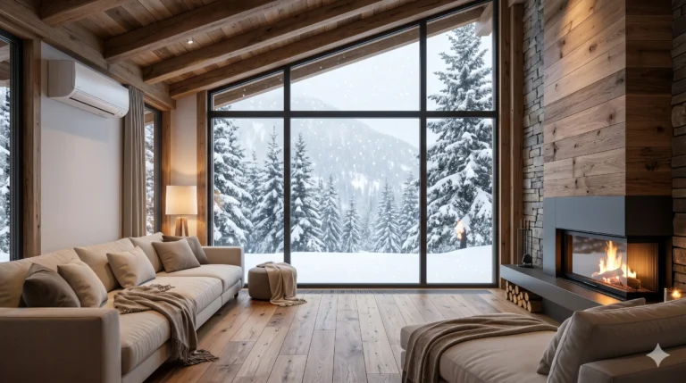Efficient heating of a property in Bansko in winter
