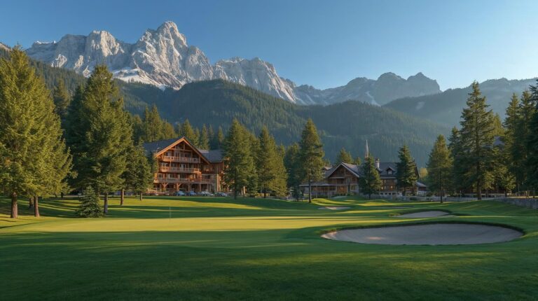 Pirin Golf Course with Mountain Views and Luxury Properties
