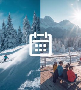 Ски сезон в Банско - сравнение между зимно и пролетно каране на връх Тодорка.