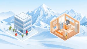 Comparison between a hotel room and an apartment for rent in Bansko – luxury versus home comfort