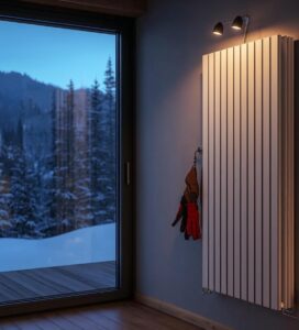 Сравнение на отопление с термопомпа и климатик в апартамент в Банско с гледка към Пирин.