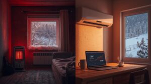 Comparison of heating costs in Bansko - air conditioning vs. electric radiator and wood