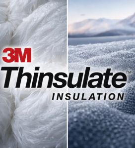 Сравнение между естествен пух и 3M Thinsulate изолация – макро изглед на влакна с влага и високотехнологична синтетична структура за топлоизолация.