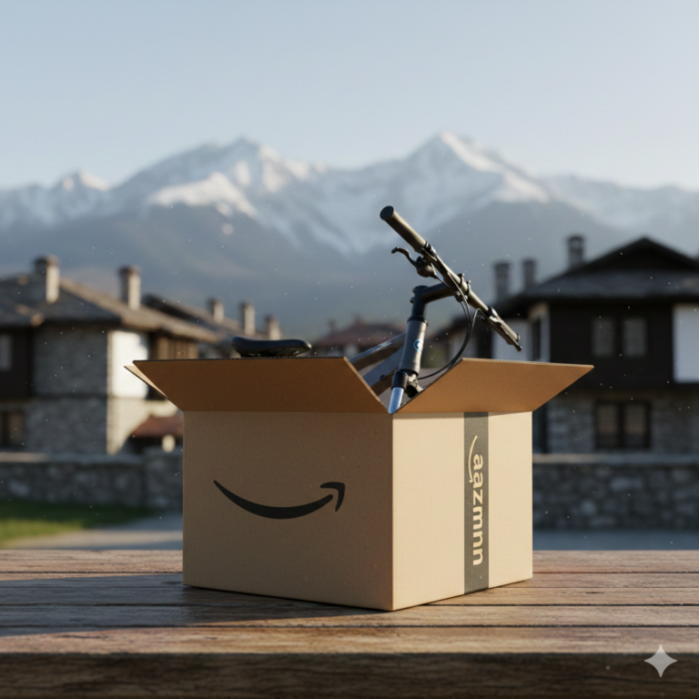 Delivery of a shipment from Amazon.de to Bansko.