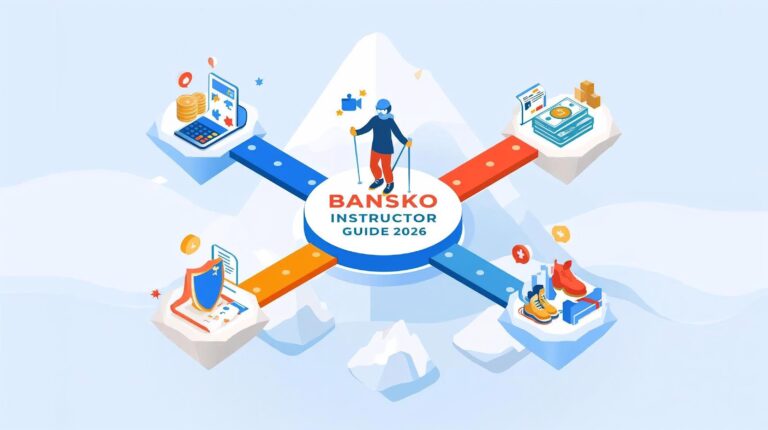 A complete guide for ski instructors in Bansko - career, finance and marketing