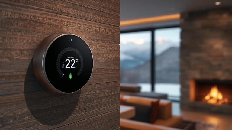 Smart home devices for controlling heating in an apartment in Bansko.