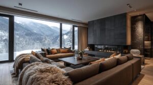 Home staging of a luxury apartment in Bansko with a view of Pirin Mountain