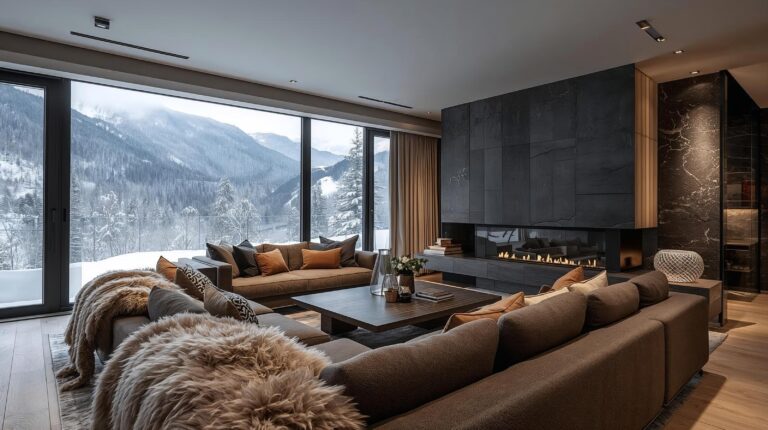 Home staging of a luxury apartment in Bansko with a view of Pirin Mountain