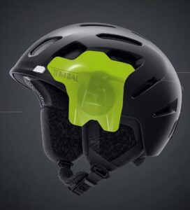 Разрез на ски каска модел 2026 показващ MIPS технологията