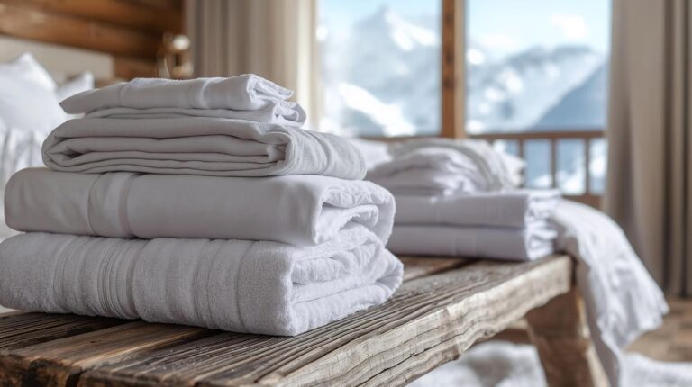 Laundry and maintenance of hotel linen in properties in Bansko.