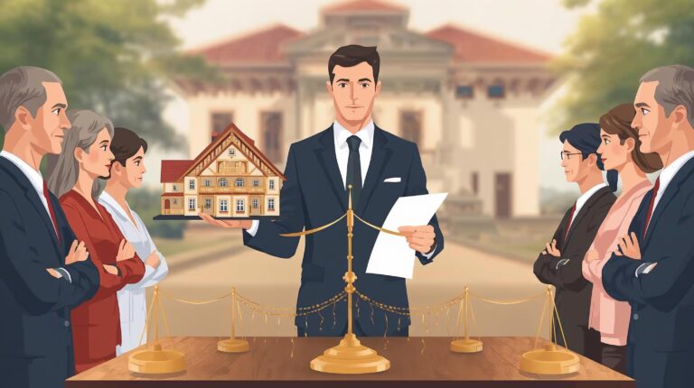 Broker mediates an inherited property deal between feuding relatives