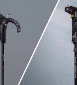 Сравнение между карбонови пистови ски щеки и телескопични фрирайд щеки