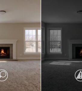 Разлика между обработени снимки на имоти и реалността