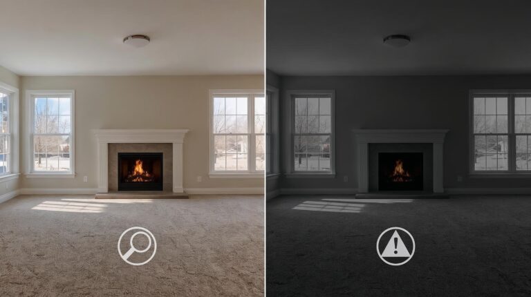 Difference between processed property photos and reality