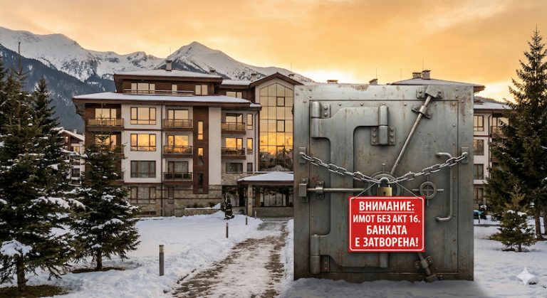 Difference between a building with Act 16 and an unfinished construction in Bansko for a mortgage
