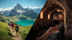 Summer excursions from Bansko - tourists in Pirin Mountain and wine in Melnik