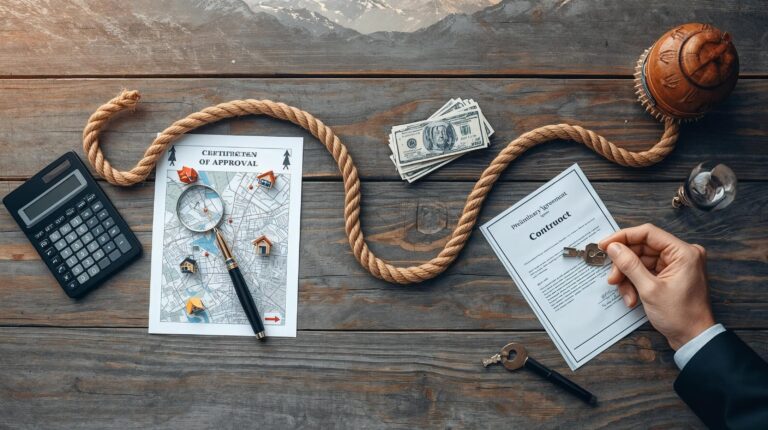 Steps when buying a property with a mortgage loan in Bansko - infographic