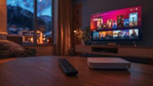 EON remote and Vivacom router in an apartment in Bansko