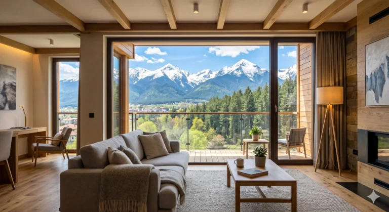 Продажба на имоти в Банско с изглед към Пирин планина