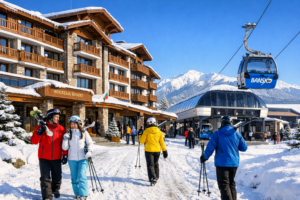 List of ski-in and ski-out hotels next to the gondola lift in Bansko