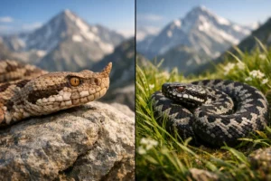 Пепелянка и усойница в Пирин планина - ръководство за разпознаване на отровни змии и първа помощ.