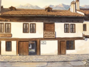 Facade of the Parapunova House, which houses the Razlog Historical Museum.