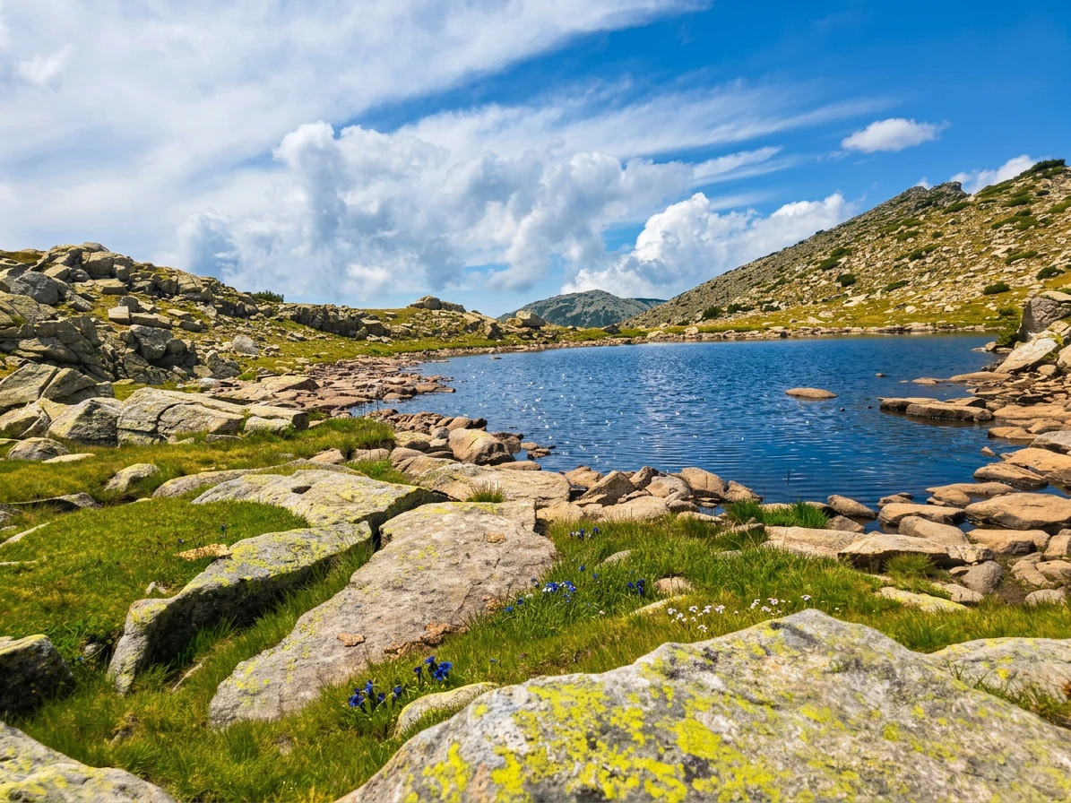 Sinanitsa Hut in the summer