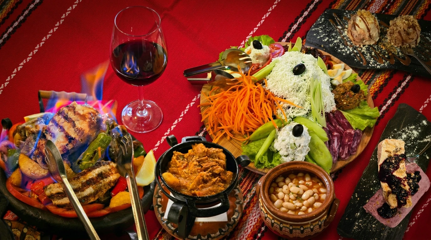 Традиционен бански кулинарен колаж